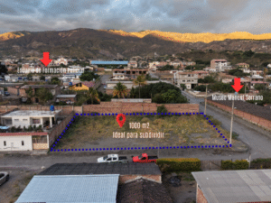 TERRENO ESQUINERO DE 1000m2 EN SAN JOSÉ,CATAMAYO